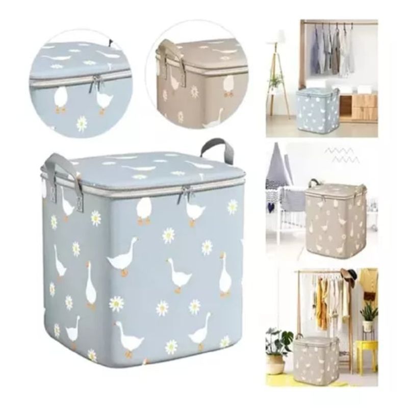 GENERICO - Bolsa Organizadora Plegable De Tela 100l Para Almacenamiento