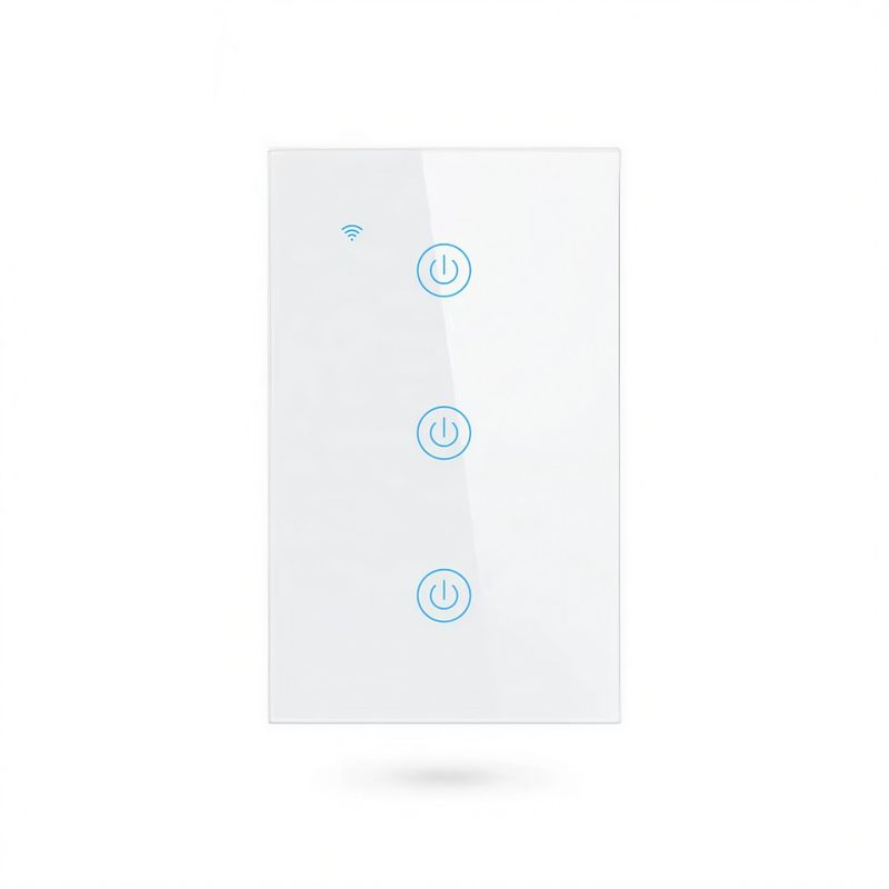 GENERICO - Interruptor Inteligente WiFi 3 Botones Tactil