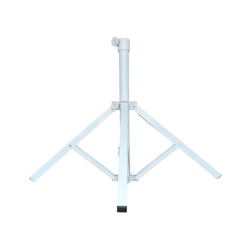 GENERICO - Base Parasol Graduable Plegable Blanca Interiores Exteriores