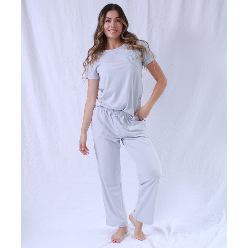 COPO DE NIEVE - Pijama Lycra Fría Gris