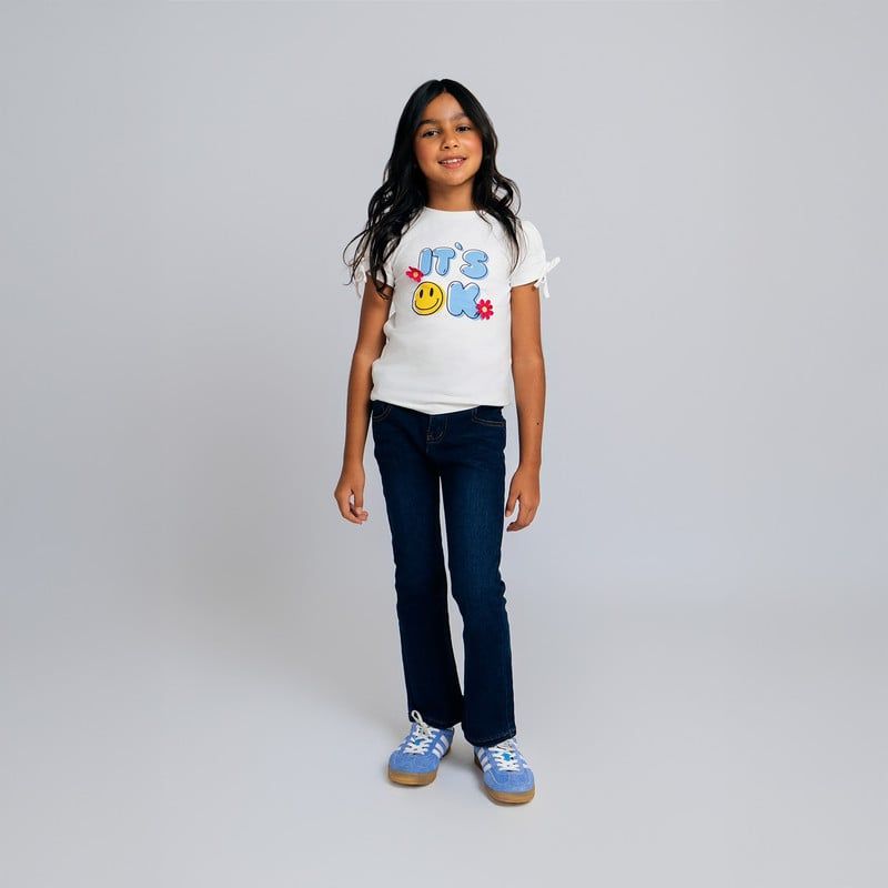 QTORSE - Jeans para Niña Luciana - Azul