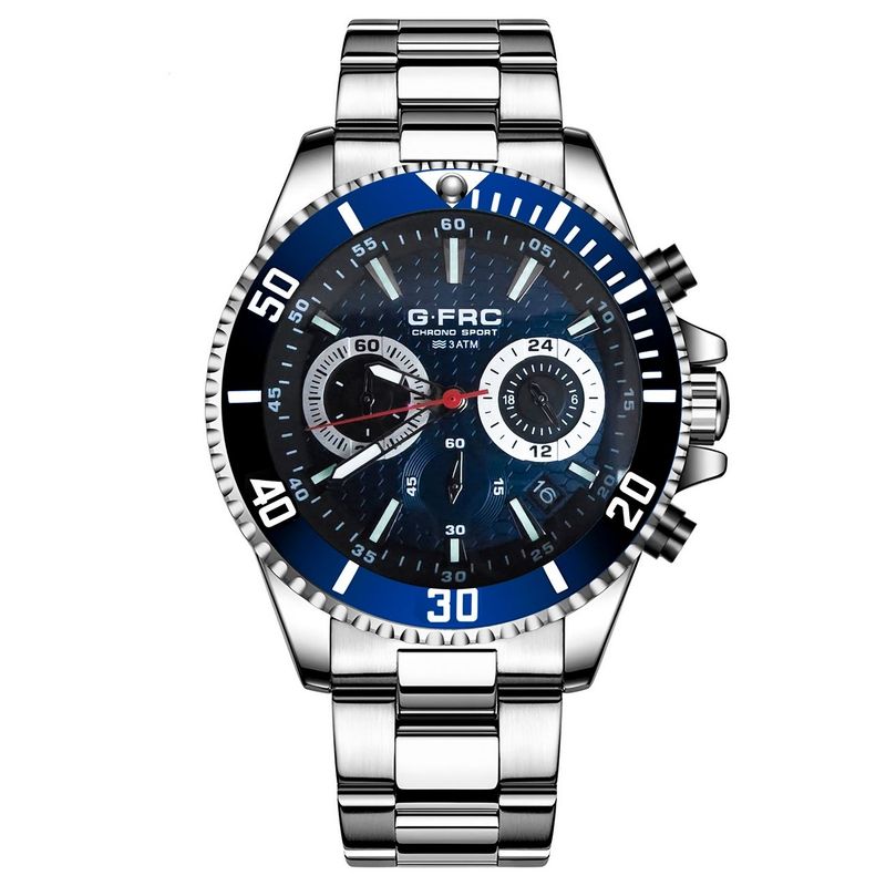 GFORCE - Reloj G-force H4232g Cronografo Funcional Acero + Estuche