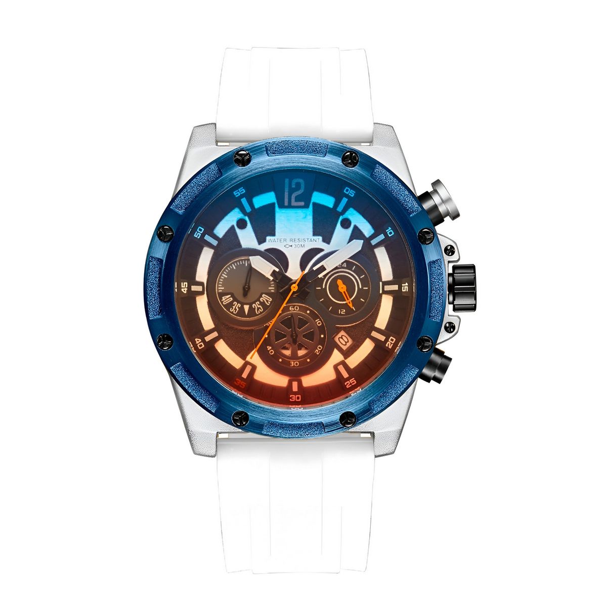 GFORCE - Reloj G-force H3907g Cronografo Funcional Goma + Estuche