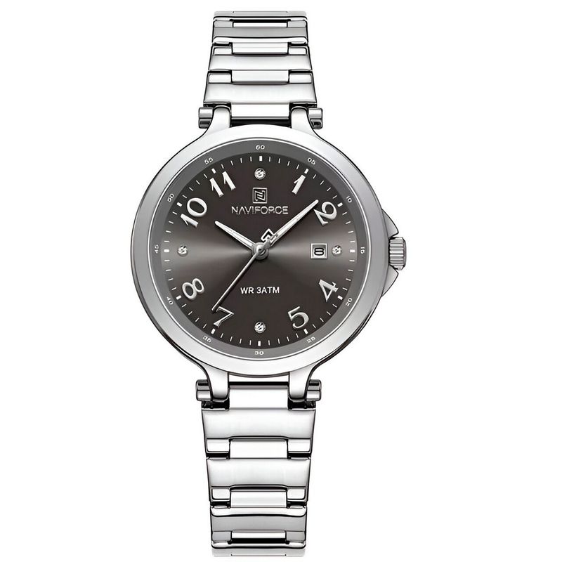 NAVIFORCE - Reloj Naviforce Casual Nf5033 Mujer Acero + Estuche