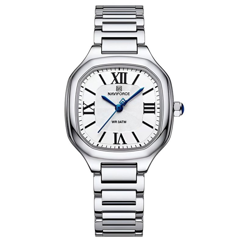 NAVIFORCE - Reloj Naviforce Casual Nf5042 Mujer Acero + Estuche