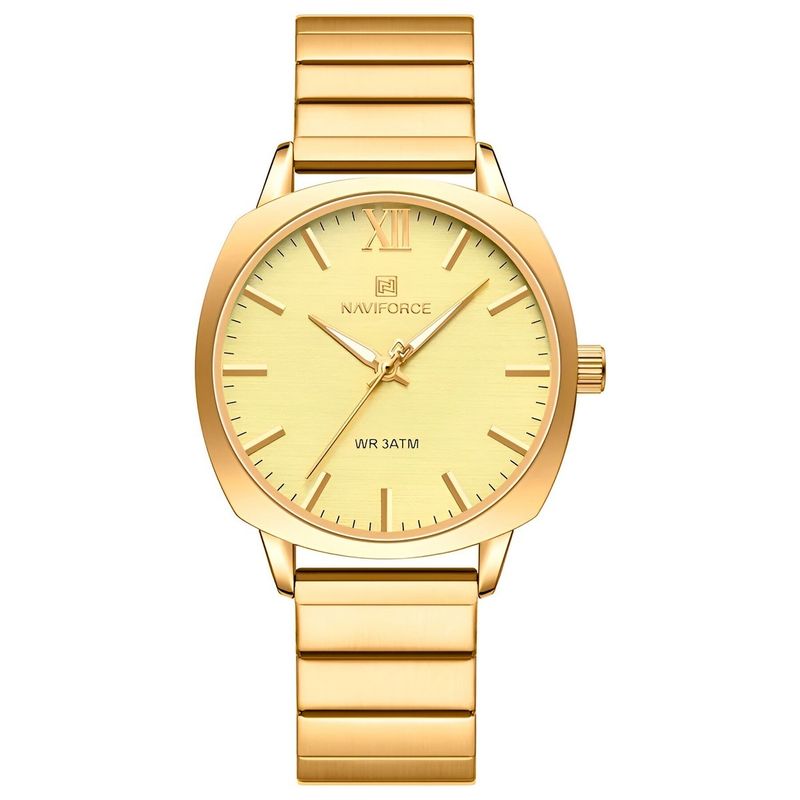 NAVIFORCE - Reloj Naviforce Casual Nf5044 Mujer Acero + Estuche