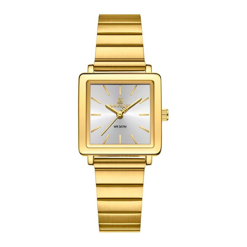 NAVIFORCE - Reloj Naviforce Casual Nf5048 Mujer Acero + Estuche