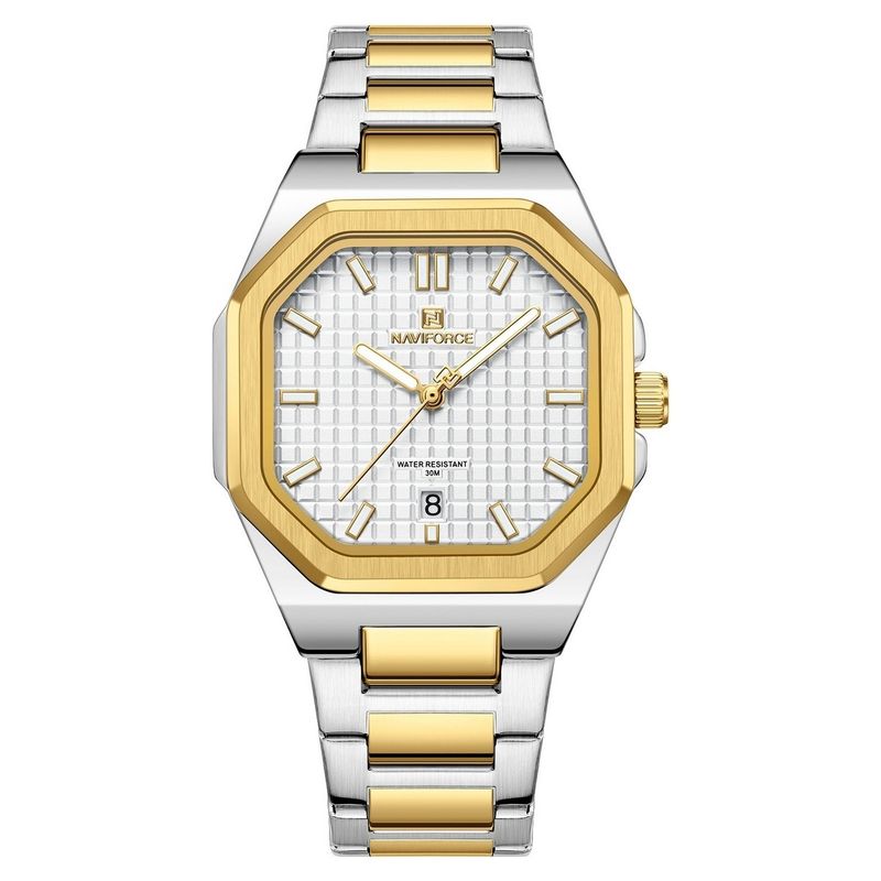 NAVIFORCE - Reloj Naviforce Casual Nf5053 Mujer Acero + Estuche