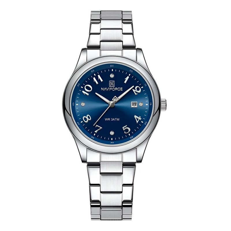 NAVIFORCE - Reloj Naviforce Casual Nf5059 Mujer Acero + Estuche