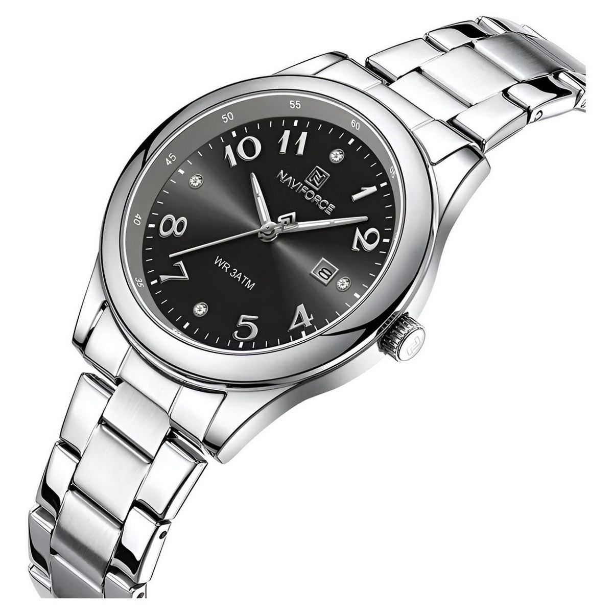 NAVIFORCE - Reloj Naviforce Casual Nf5059 Mujer Acero + Estuche