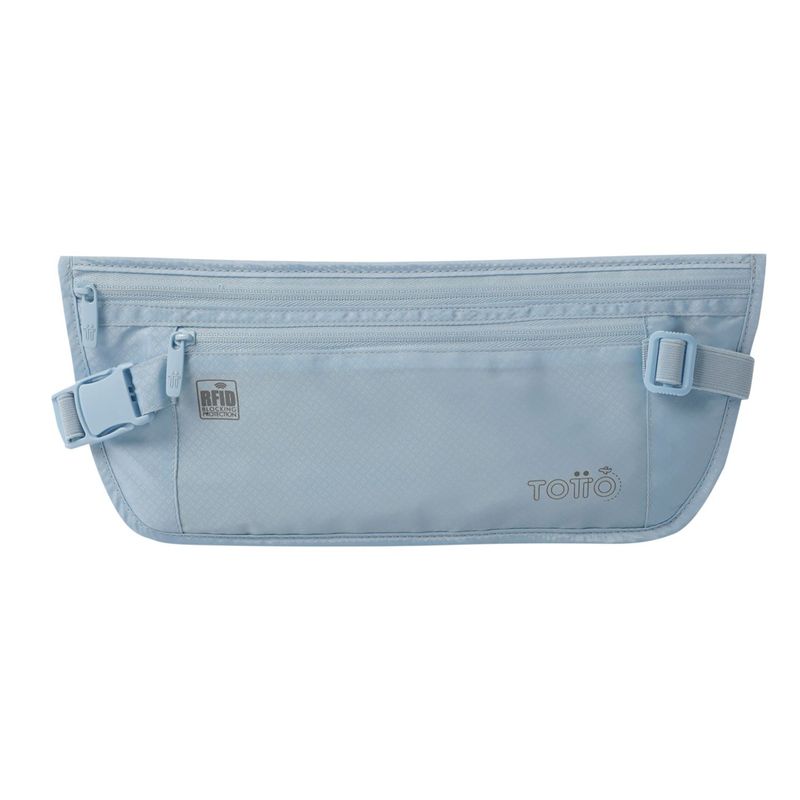 TOTTO - Canguro Riñonera Para Mujer Azul Claro Security Totto