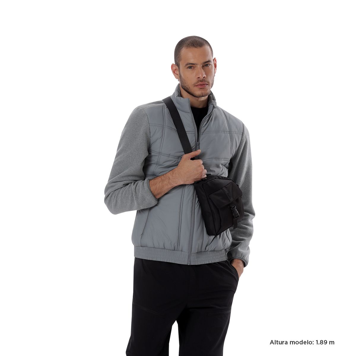 TOTTO - Bolso Pequeño Manos Libres Para Hombre Negro TTB Totto