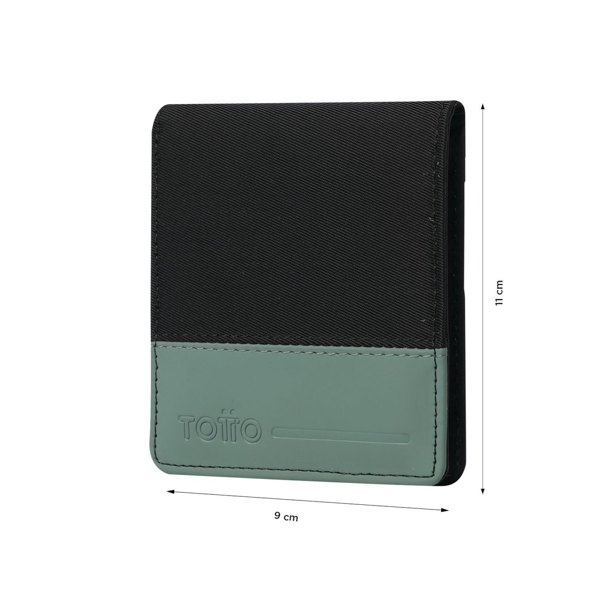 TOTTO - Billetera Rfid Para Hombre Negro Ermac Totto