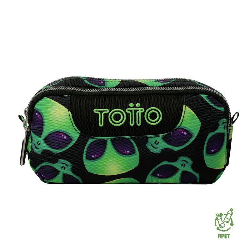 TOTTO - Multiuso Cartuchera Para Hombre Verde Claro Sobre Totto