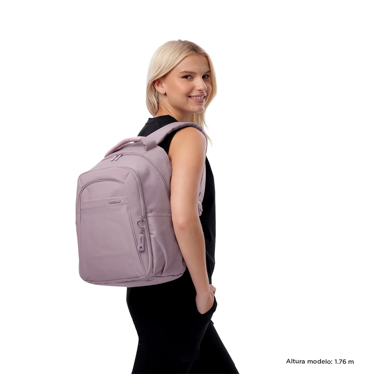 TOTTO - Morral Mochila Para Mujer Porta Pc Wivetto Totto