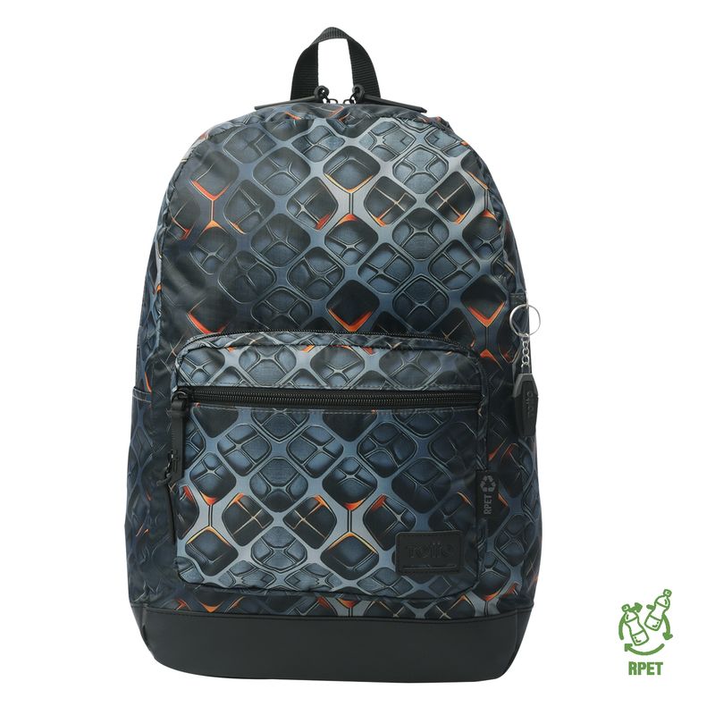 TOTTO - Morral Mochila Para Hombre Porta Pc Gris Tocax Totto