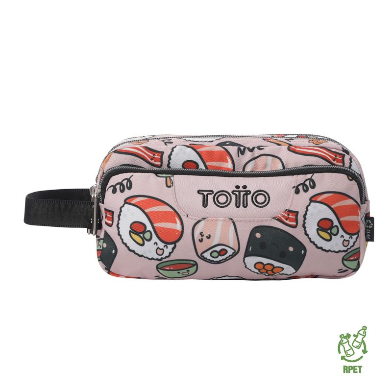 TOTTO - Multiuso Cartuchera Para Mujer Rosa Claro Agapec Totto