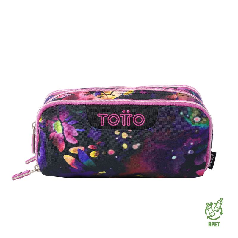 TOTTO - Multiuso Cartuchera Para Mujer Violeta Cinta Totto