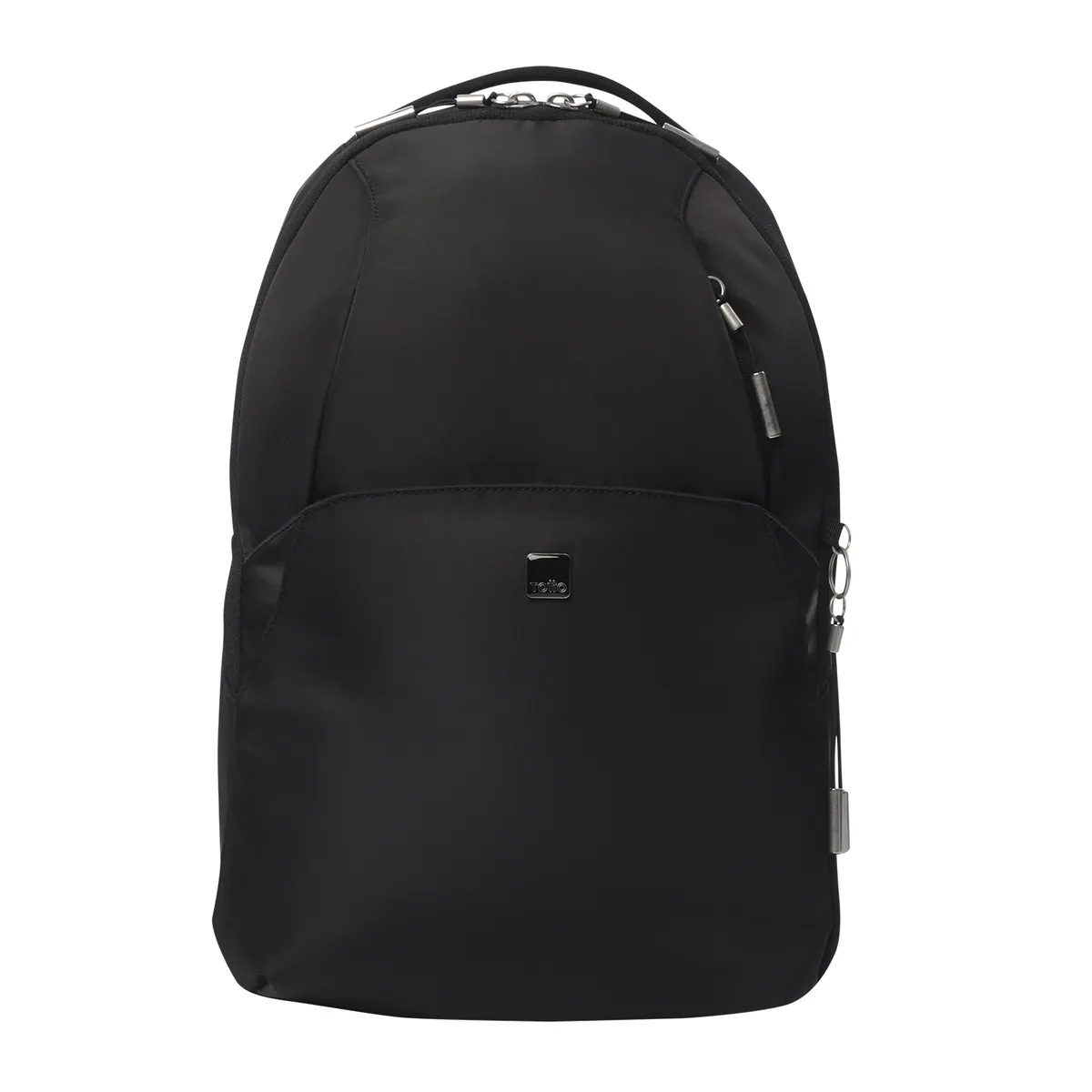 TOTTO - Morral Mochila Para Mujer Porta Pc Negro Roxanne Totto