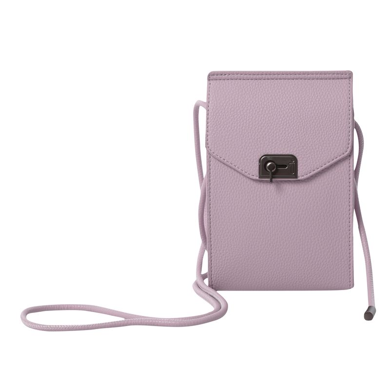 TOTTO - Bolso Portacelular Para Mujer Violeta Claro Smooth Xs Totto
