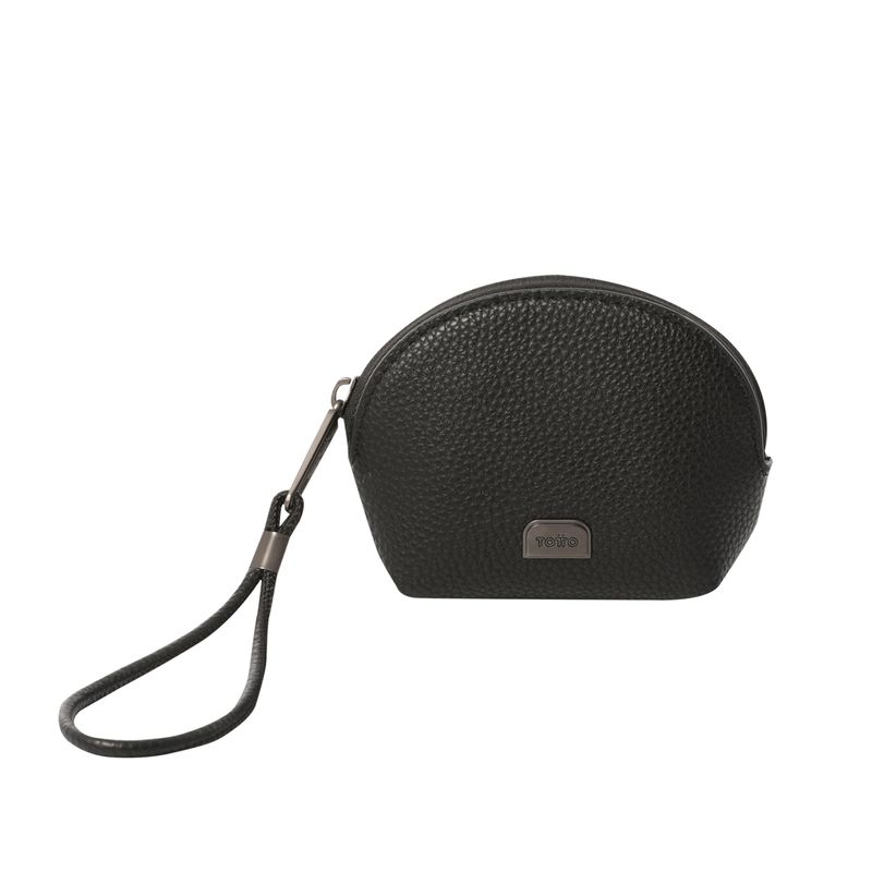 TOTTO - Billetera Monedero Para Mujer Negro Smooth Dal Totto