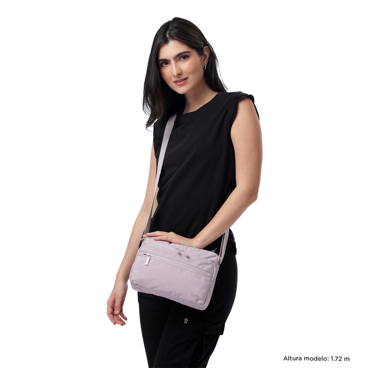 TOTTO - Bolso Cartera Con Portallave Para Mujer Amsu Totto Morado