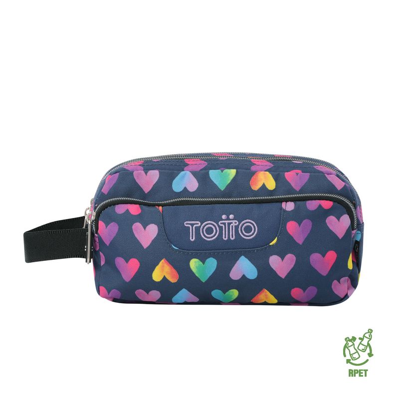 TOTTO - Multiuso Cartuchera Para Mujer Azul Oscuro Agapec Totto