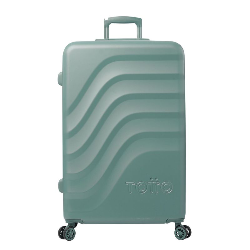 TOTTO - Maleta De Viaje Bodega 23 Kg Rígida Bazy+ Verde Totto