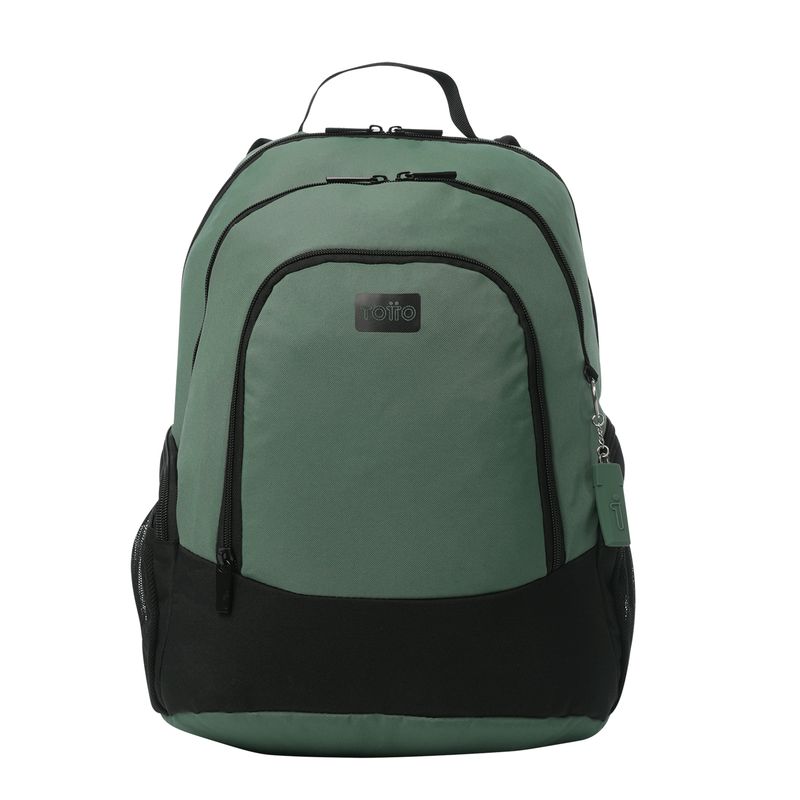 TOTTO - Morral Mochila Para Hombre Porta Pc Verde Kuat L Totto
