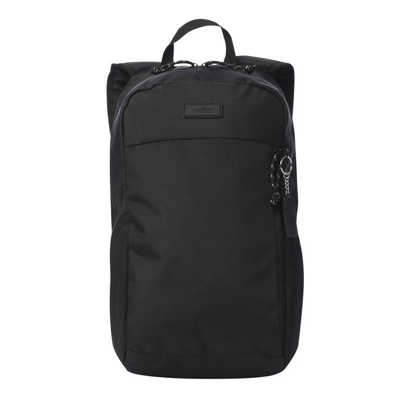 TOTTO - Morral Mochila Para Hombre Porta Pc Negro Rocky Totto