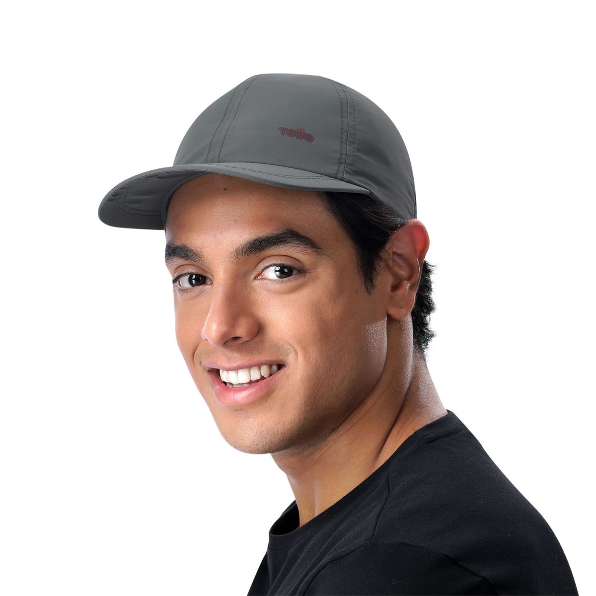 TOTTO - Gorra Beisbolera Para Hombre Gris Oscuro Naiad Totto