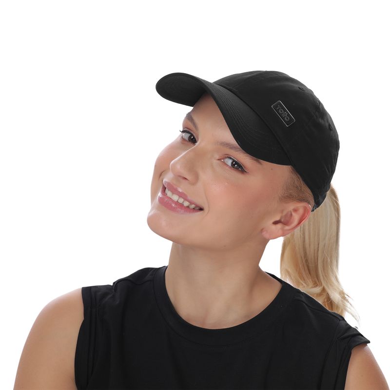 TOTTO - Gorra Beisbolera Para Mujer Negro Forsitia Totto