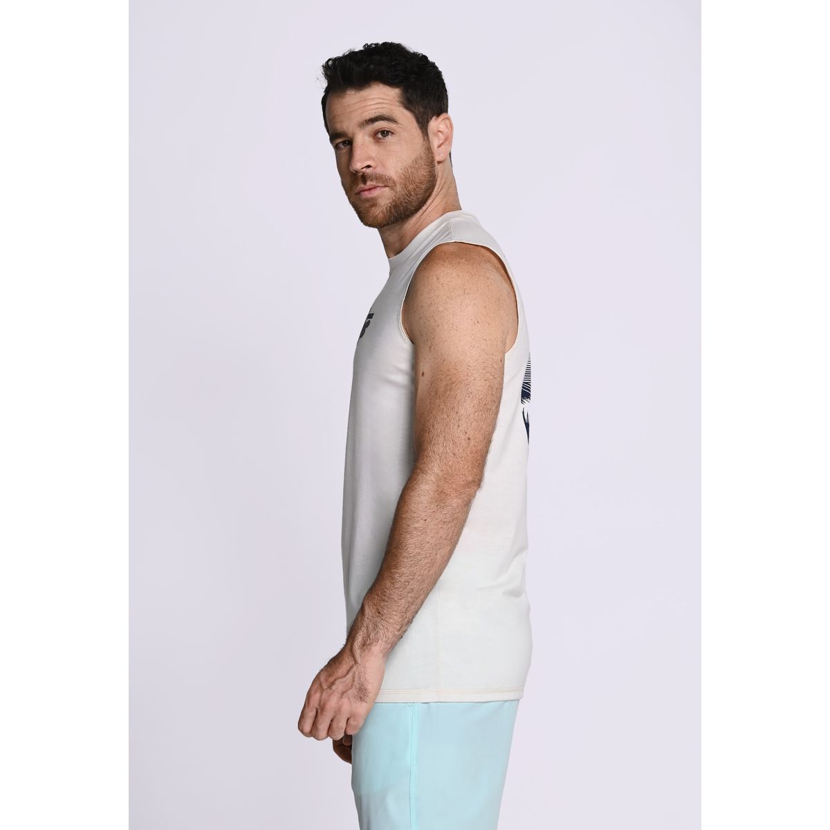 BELIFE - Camiseta Estampada Ivory en Poliéster Para Hombre