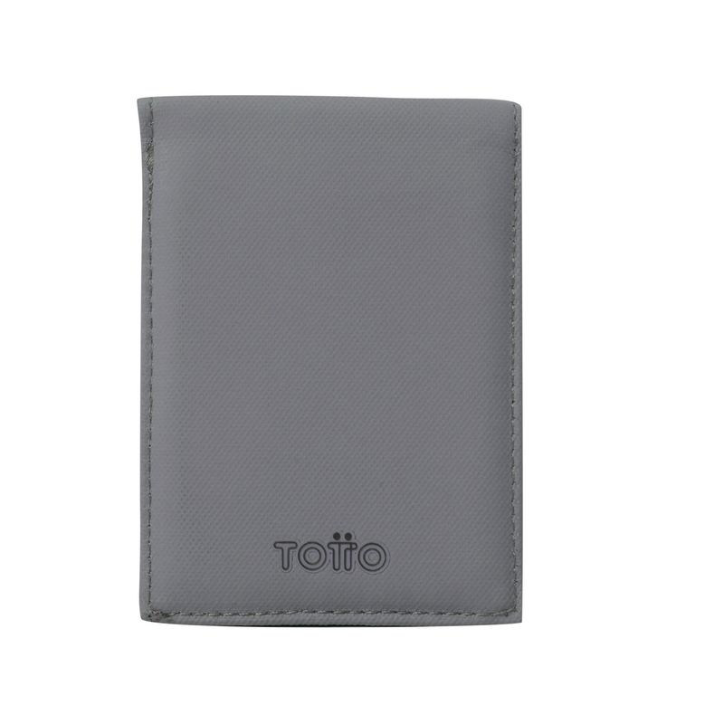 TOTTO - Billetera Rfid Para Hombre Gris Oscuro Dual S Totto