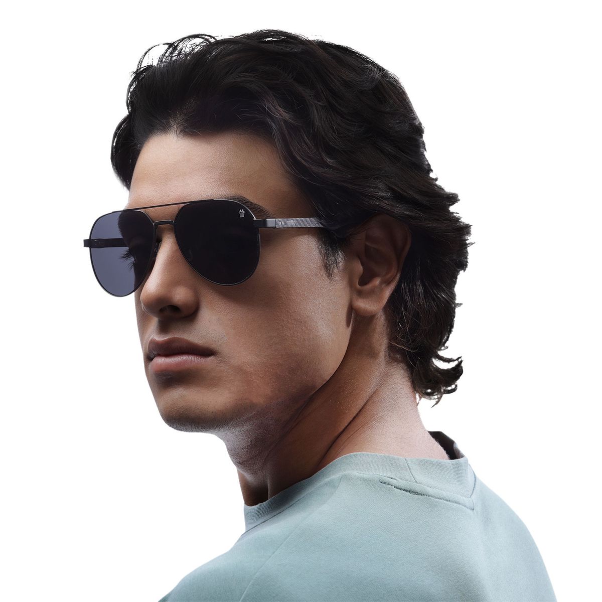 TOTTO - Gafas de Sol con Filtro UV400 Para Hombre Negro Senna Totto