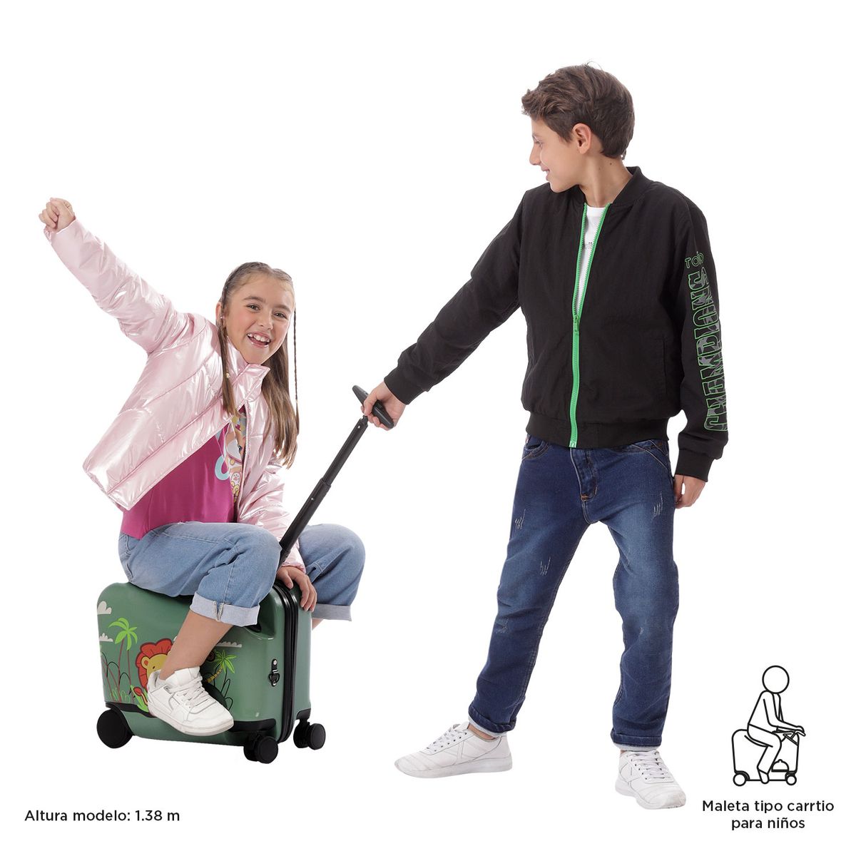 TOTTO - Maleta Cabina Viaje Carrito Niño Totto