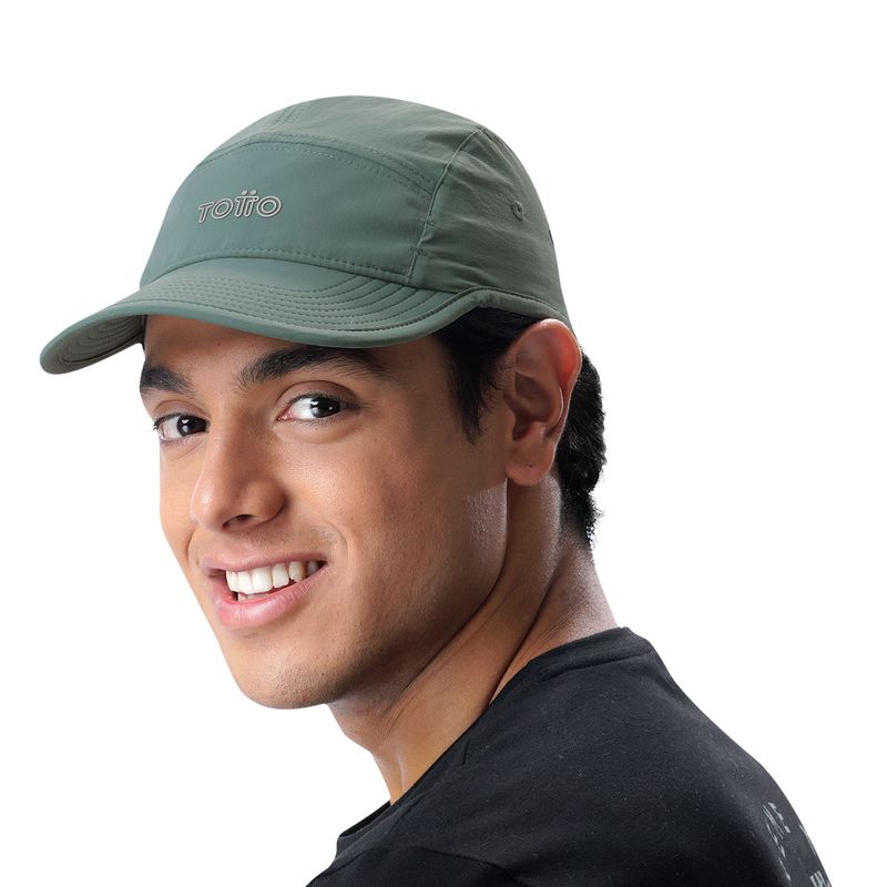 TOTTO - Gorra Beisbolera Filtro UV Para Hombre Verde Cab Totto