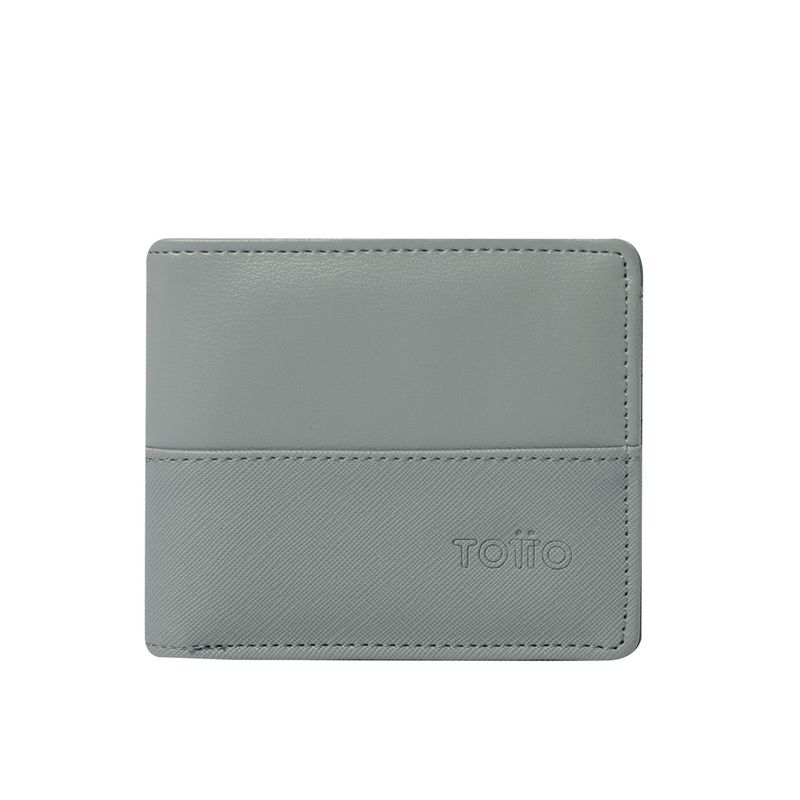 TOTTO - Billetera Hombre Saffiano Kri RFID Tarjetero Totto