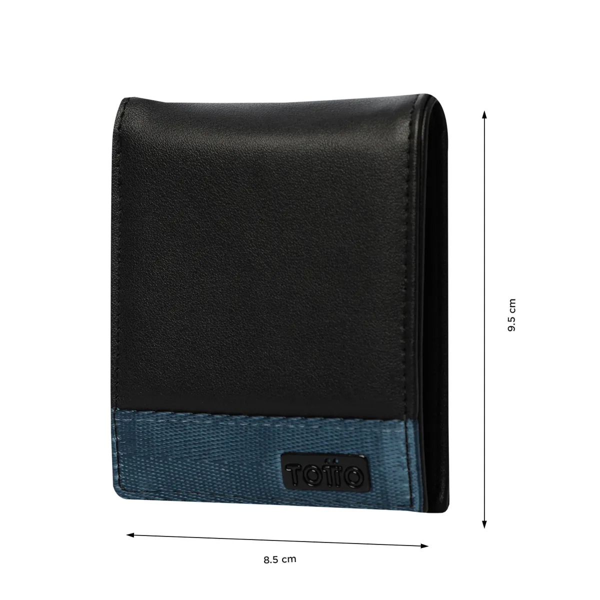 TOTTO - Billetera Rfid Para Hombre Negro Vlidetto Totto
