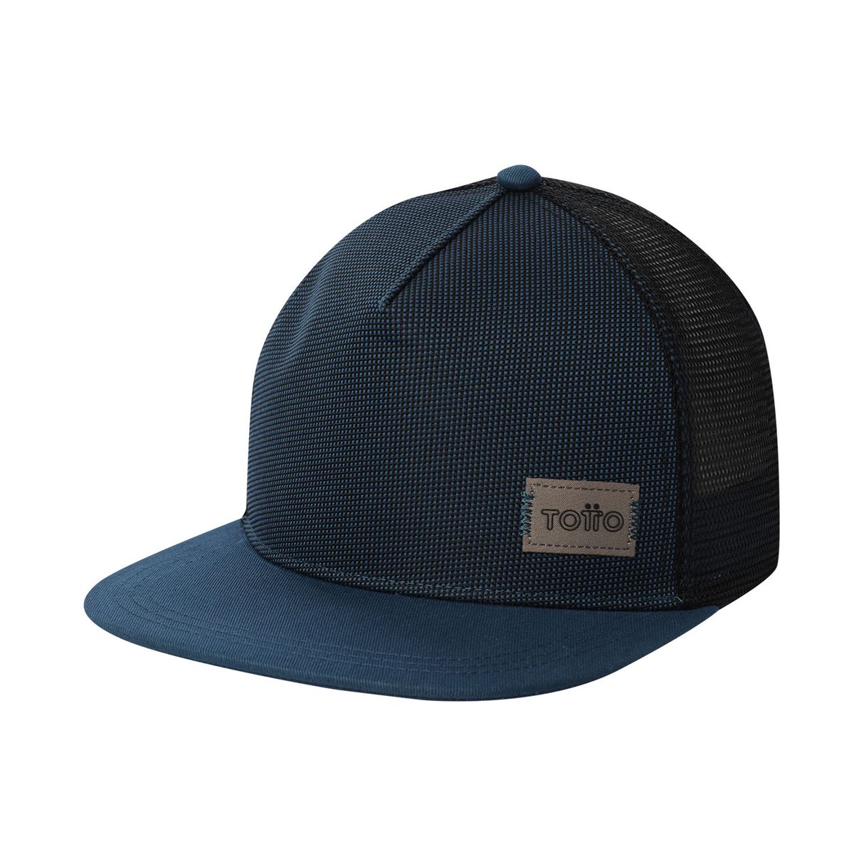 TOTTO - Gorra Plana Para Hombre Azul Petroleo Canvas Totto