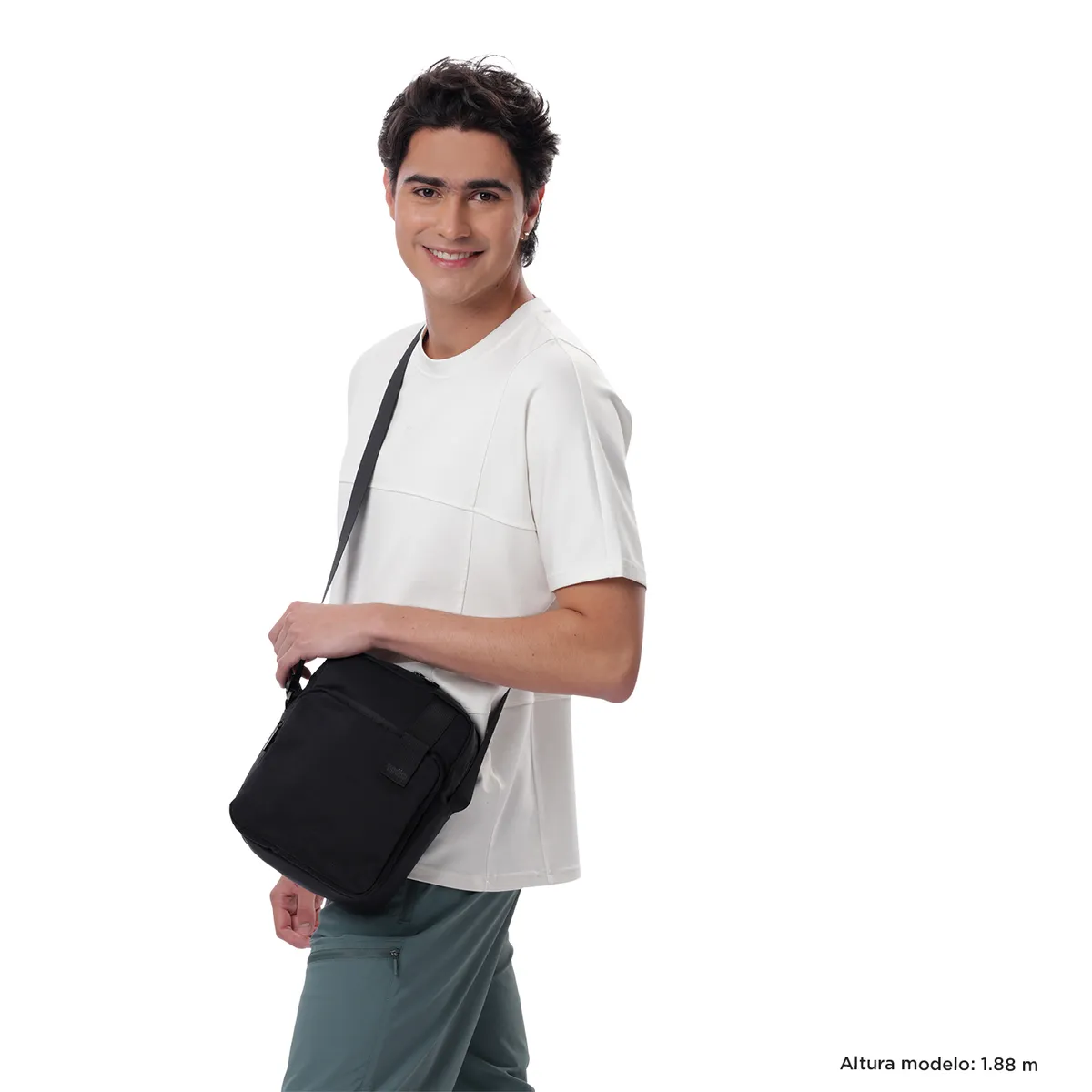 TOTTO - Bolso Manos Libres Hombre Porta Tablet Drill Totto