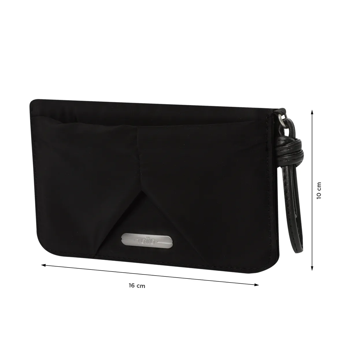 TOTTO - Billetera Rfid Para Mujer Negro Talic Totto