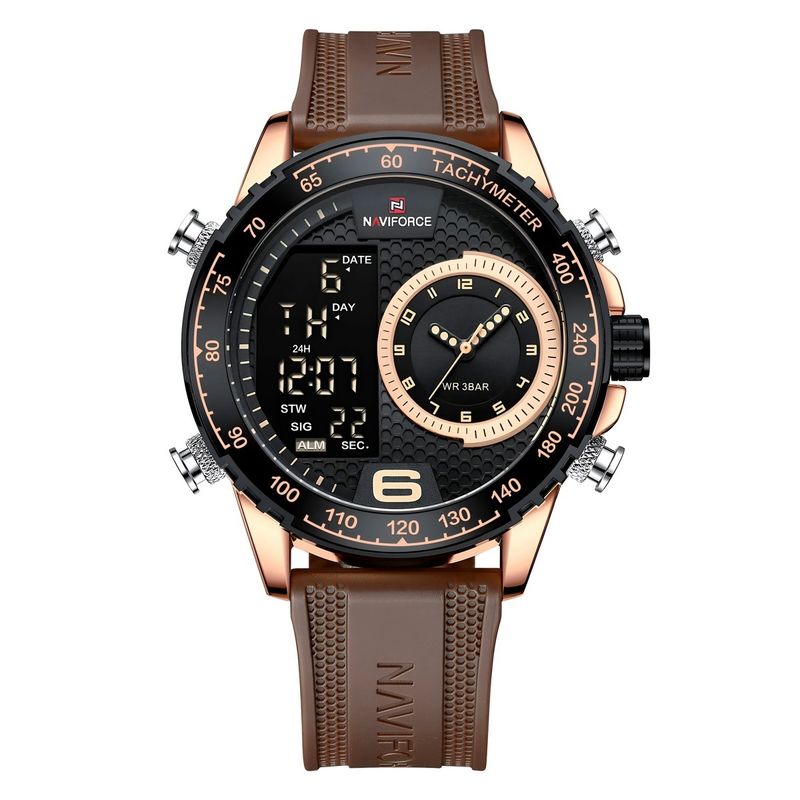 NAVIFORCE - Reloj Naviforce Sport Nf9199t Hombre Digital Goma+ Estuche