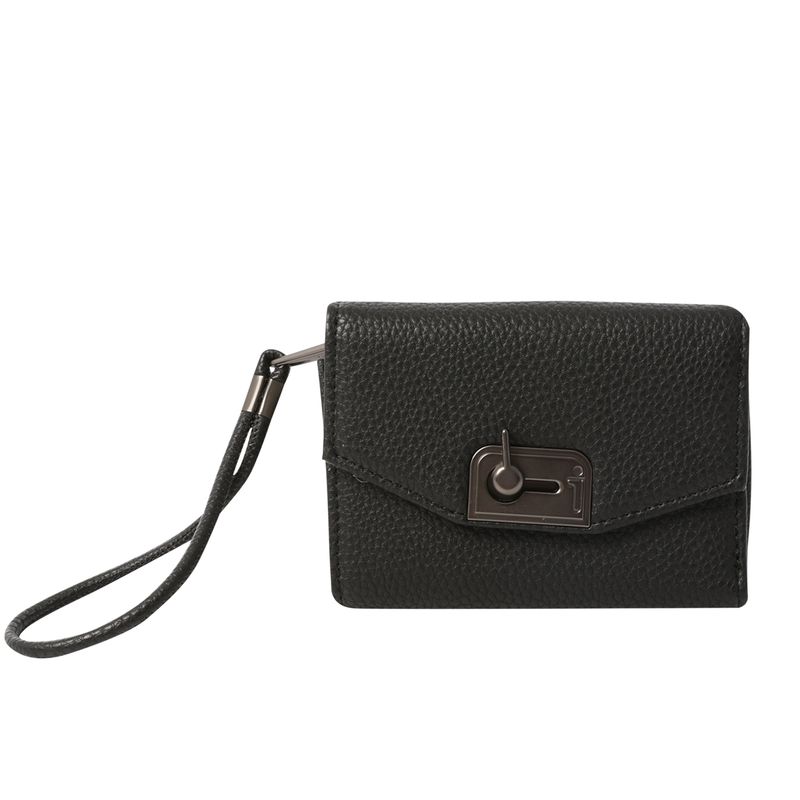 TOTTO - Billetera Rfid Para Mujer Negro Smooth Ney Totto