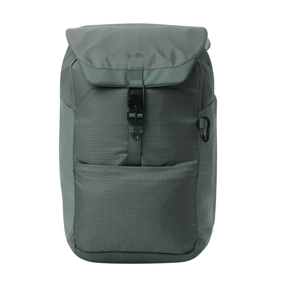 TOTTO - Morral Mochila Para Hombre Porta Pc Verde Dual Totto