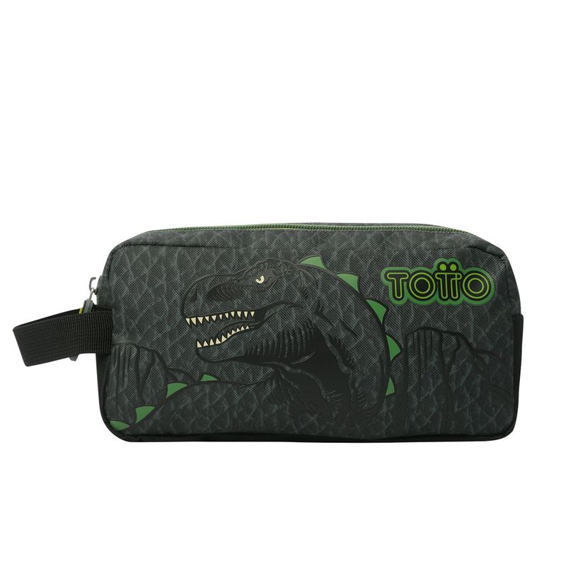 TOTTO - Multiuso CartucheraPara Niño Gris Dinoland Totto