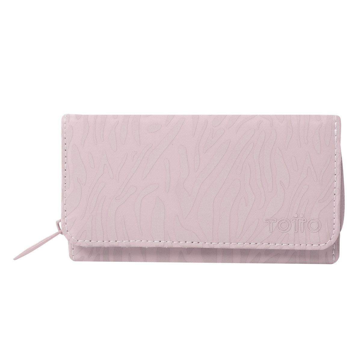 TOTTO - Billetera Rfid Para Mujer Violeta Claro Texture Var Totto