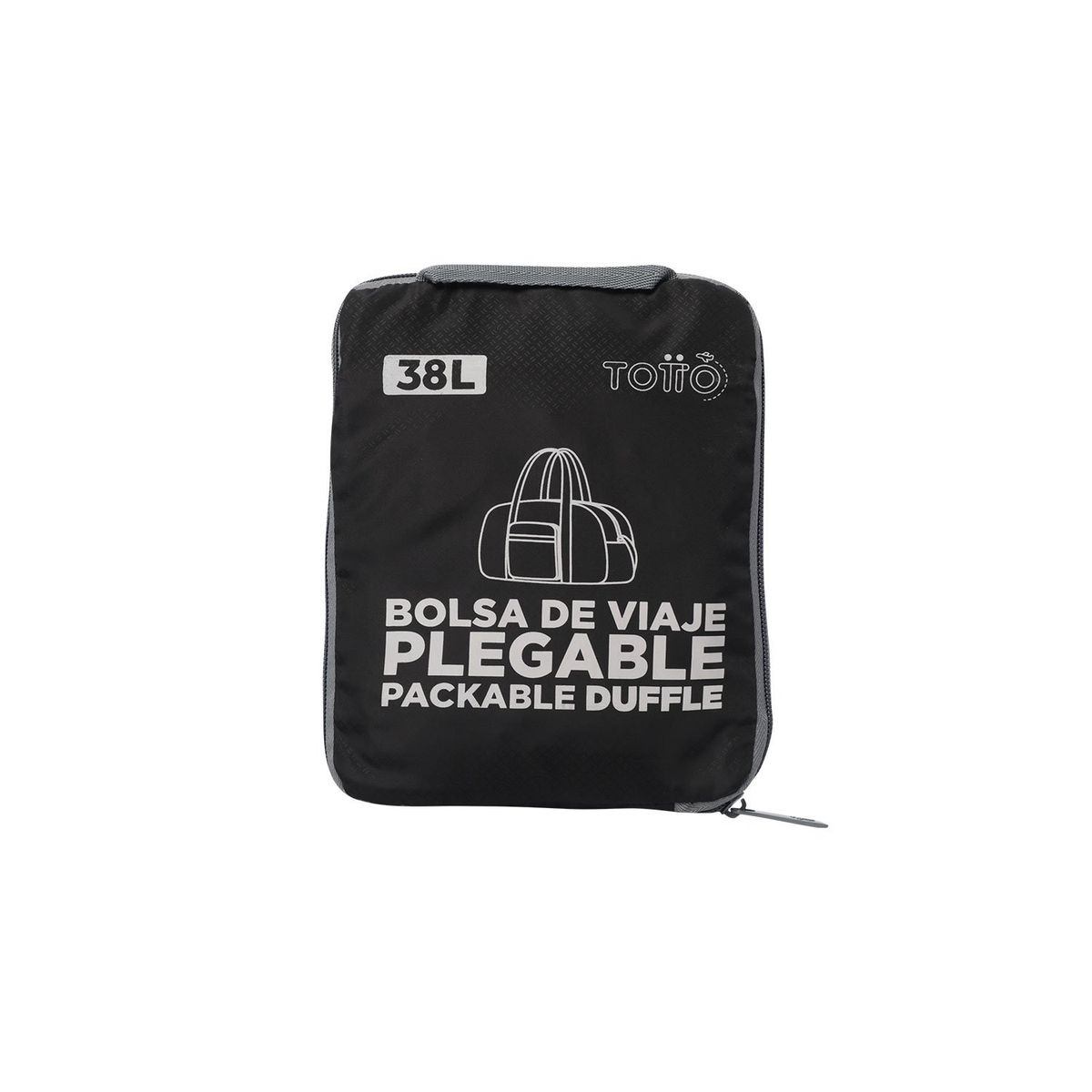 TOTTO - Tula Plegable Para Hombre Negro Branel Totto