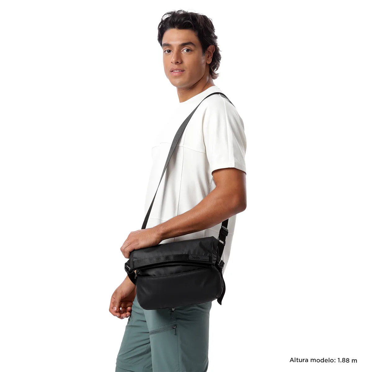 TOTTO - Bolso Manos Libres Para Hombre Negro Deploy Totto