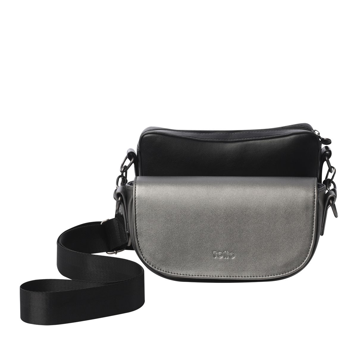 TOTTO - Bolso Cartera 3 en 1 Para Mujer Gris Style S Totto